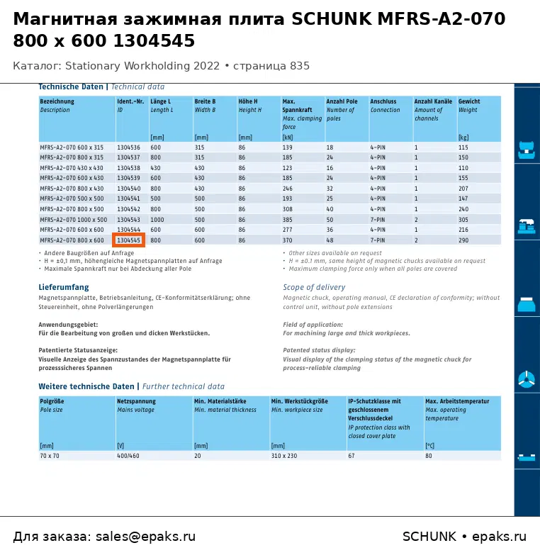 SCHUNK 1304545