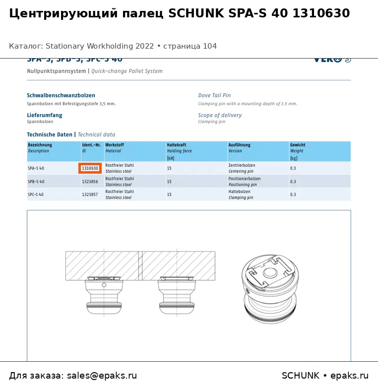 SCHUNK 1310630