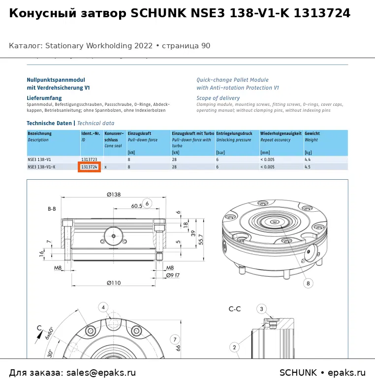 SCHUNK 1313724