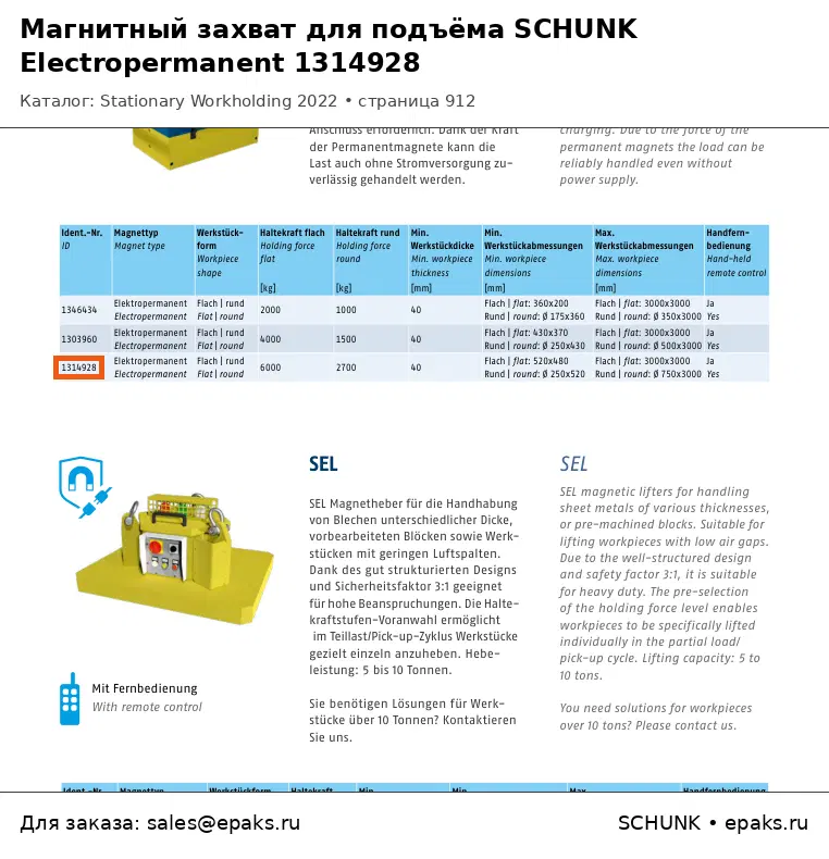 SCHUNK 1314928