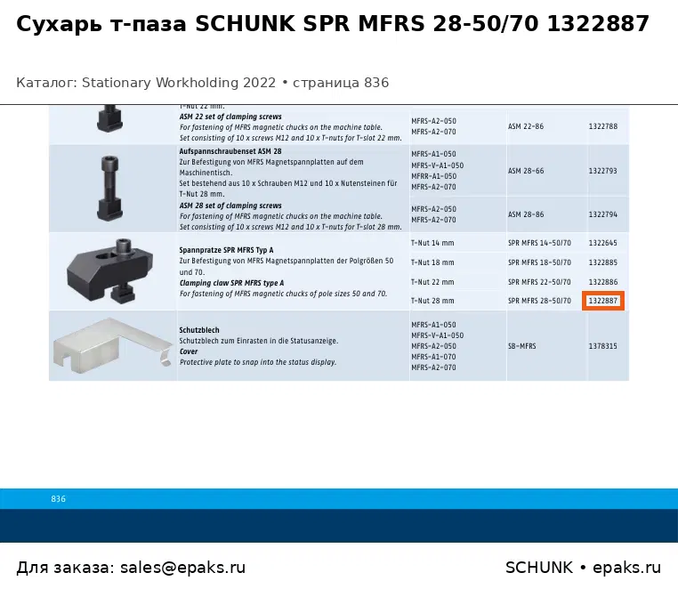 SCHUNK 1322887
