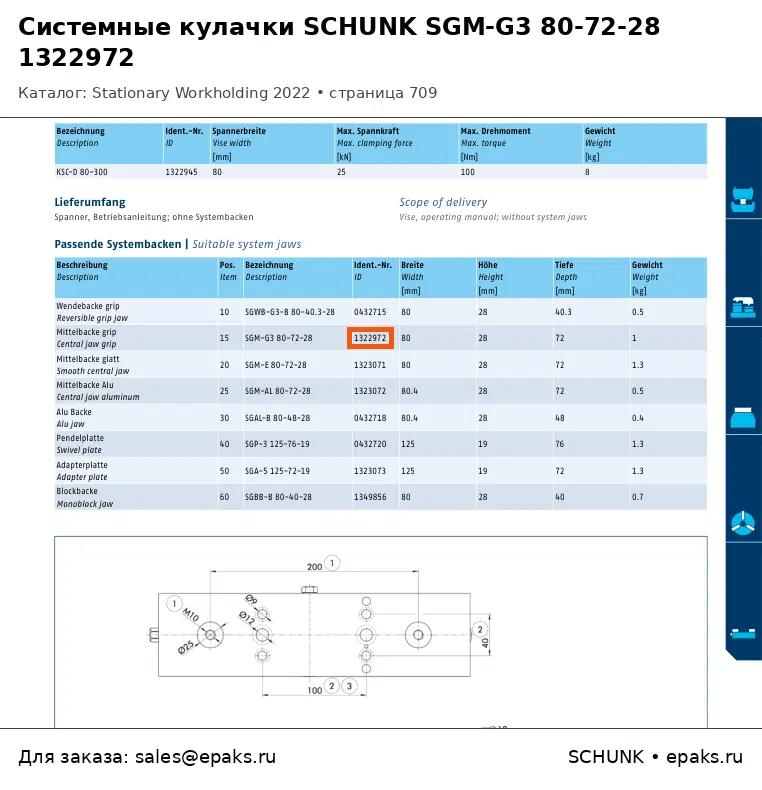 SCHUNK 1322972