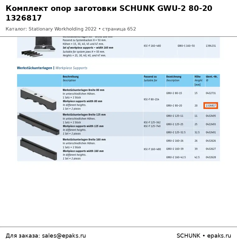 SCHUNK 1326817