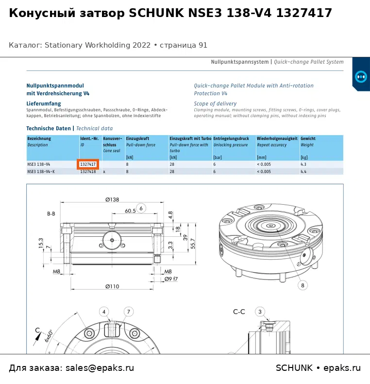 SCHUNK 1327417