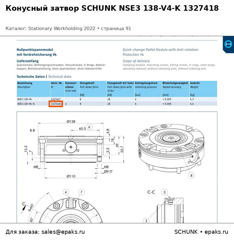 SCHUNK 1327418