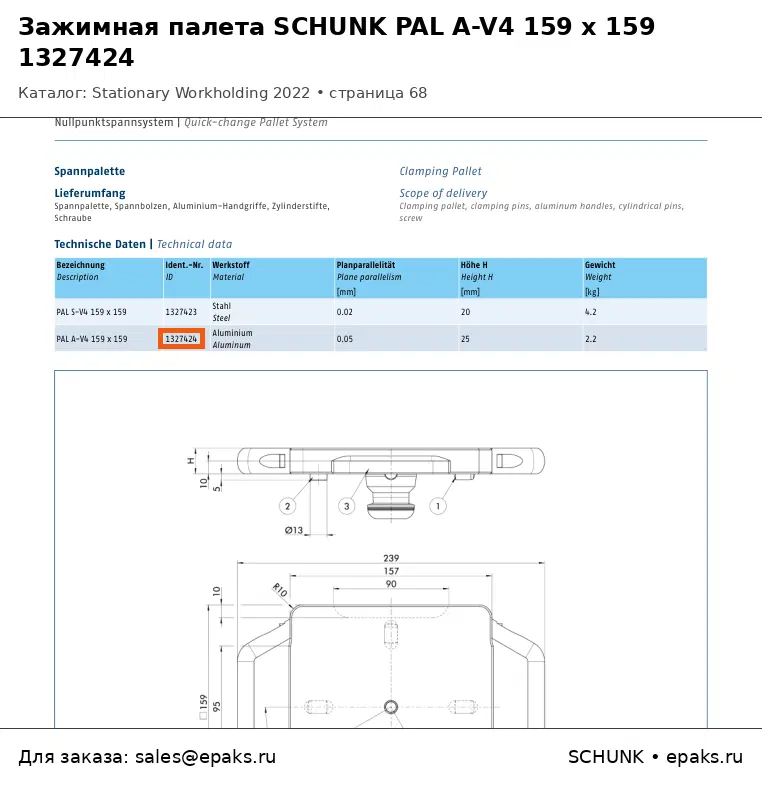 SCHUNK 1327424