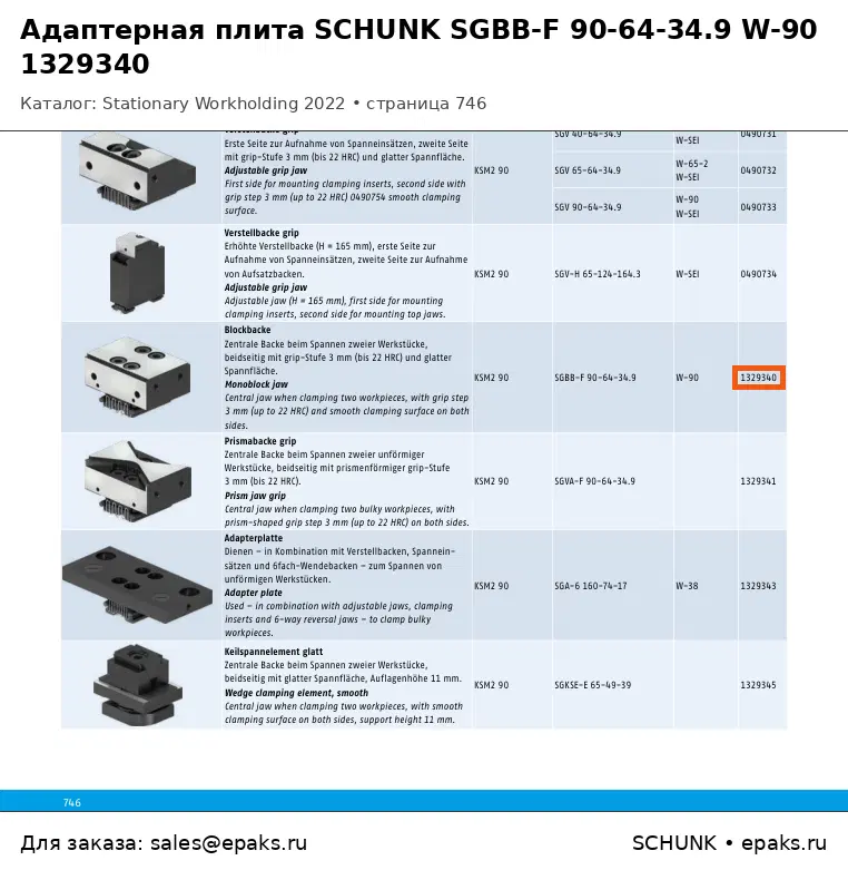 SCHUNK 1329340