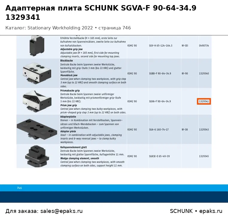 SCHUNK 1329341