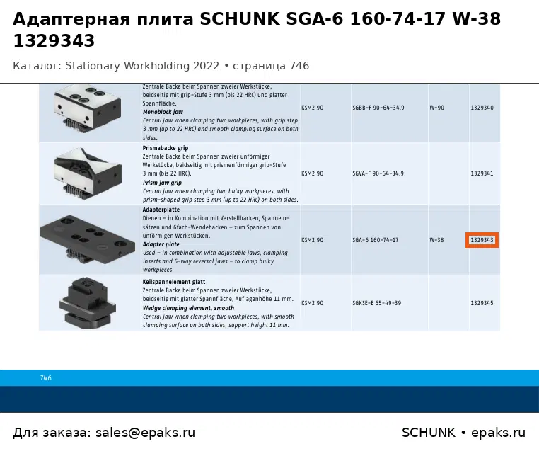 SCHUNK 1329343