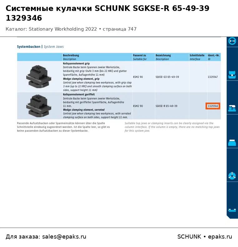 SCHUNK 1329346