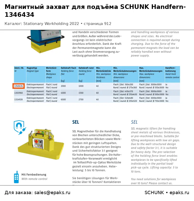 SCHUNK 1346434