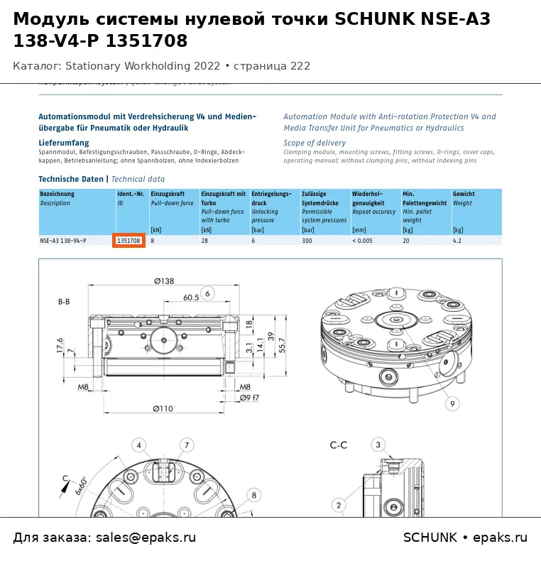 SCHUNK 1351708