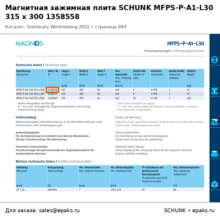 SCHUNK 1358558