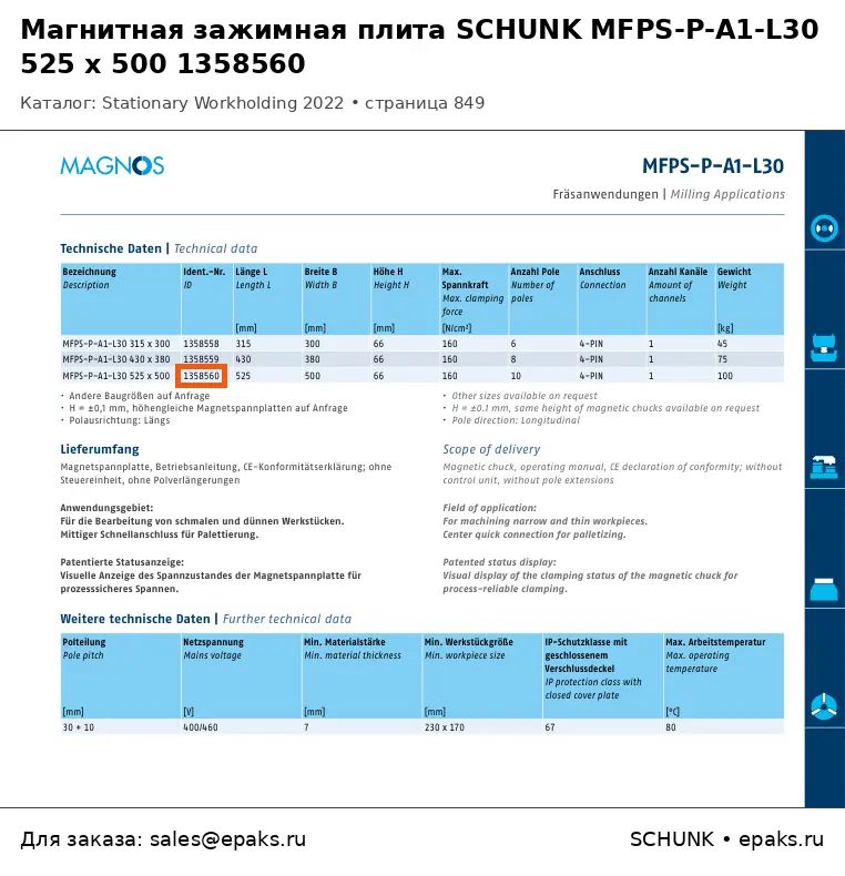 SCHUNK 1358560