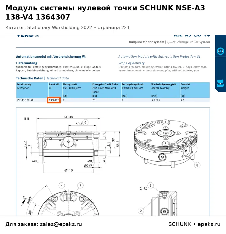 SCHUNK 1364307