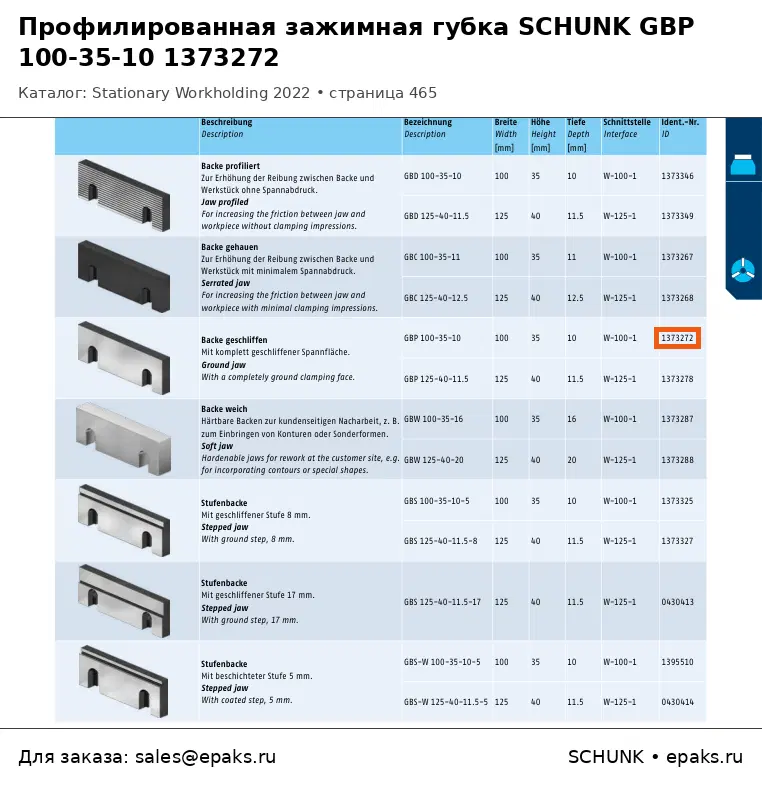 SCHUNK 1373272