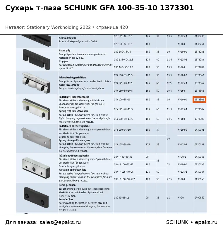 SCHUNK 1373301