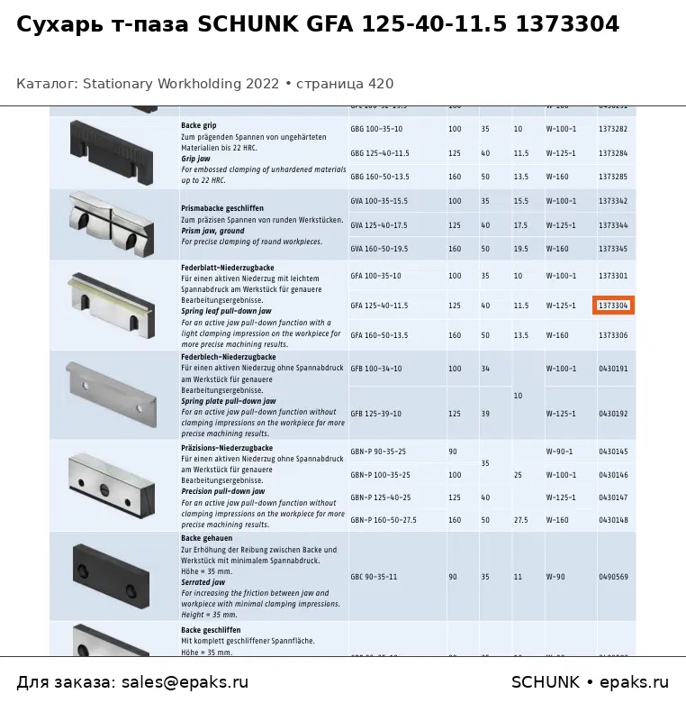 SCHUNK 1373304