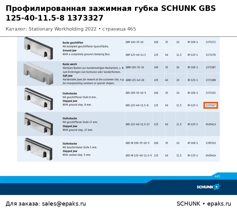 SCHUNK 1373327