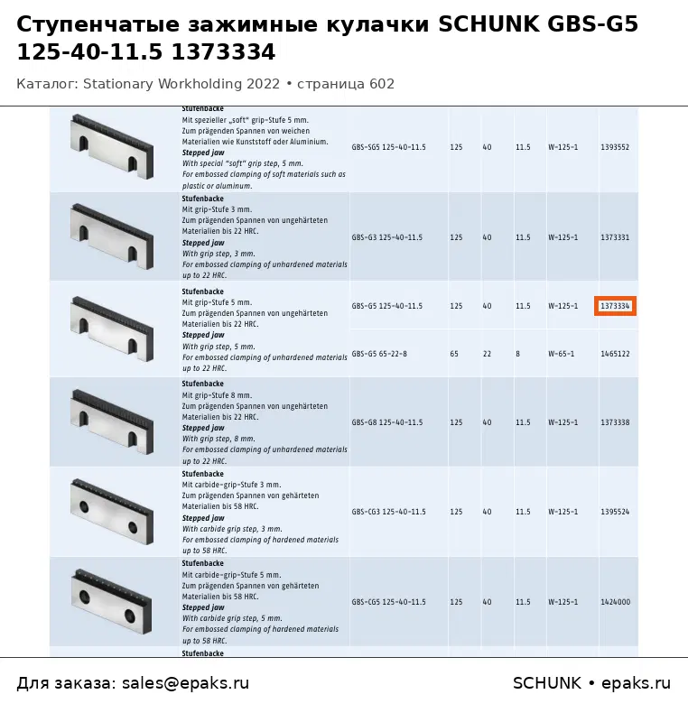 SCHUNK 1373334
