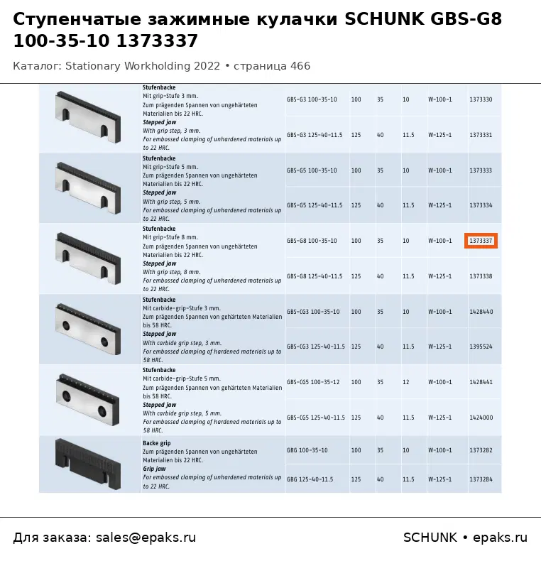 SCHUNK 1373337