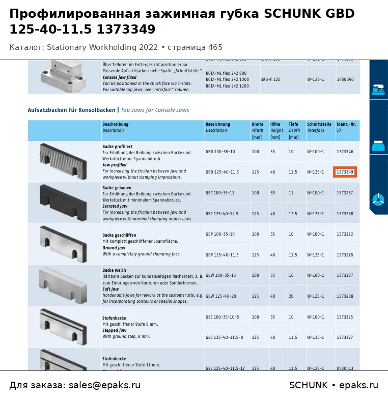 SCHUNK 1373349