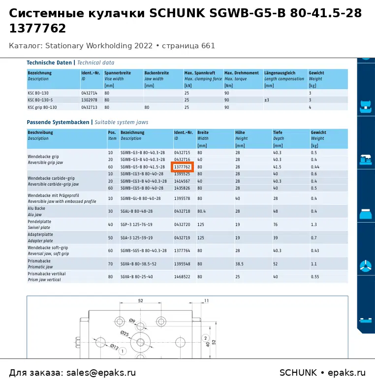 SCHUNK 1377762