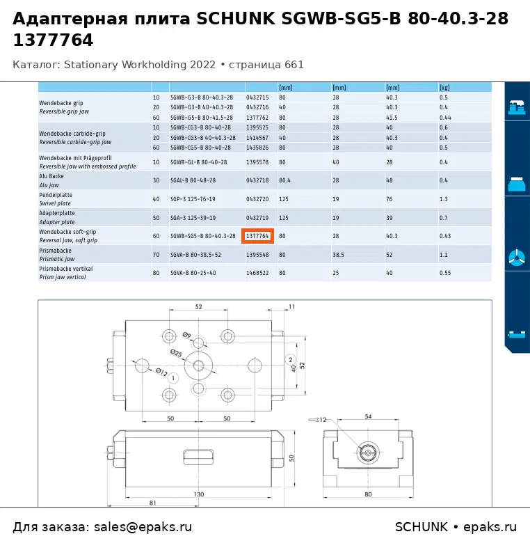 SCHUNK 1377764