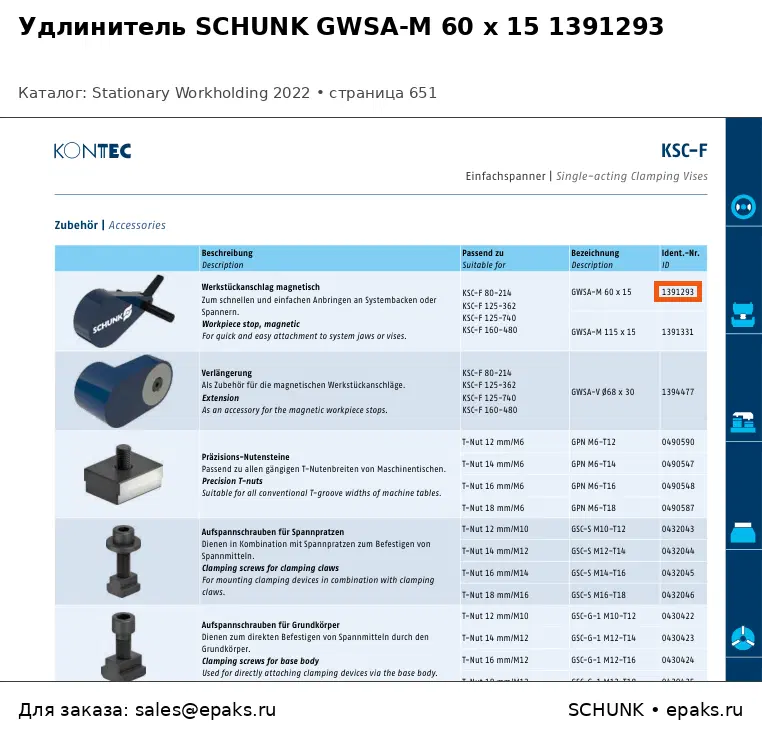 SCHUNK 1391293