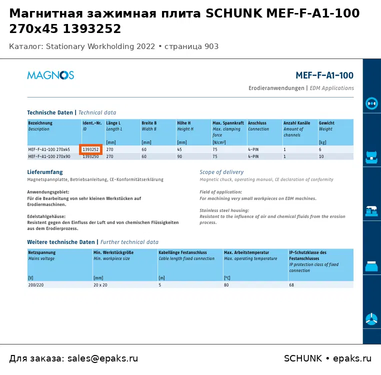 SCHUNK 1393252