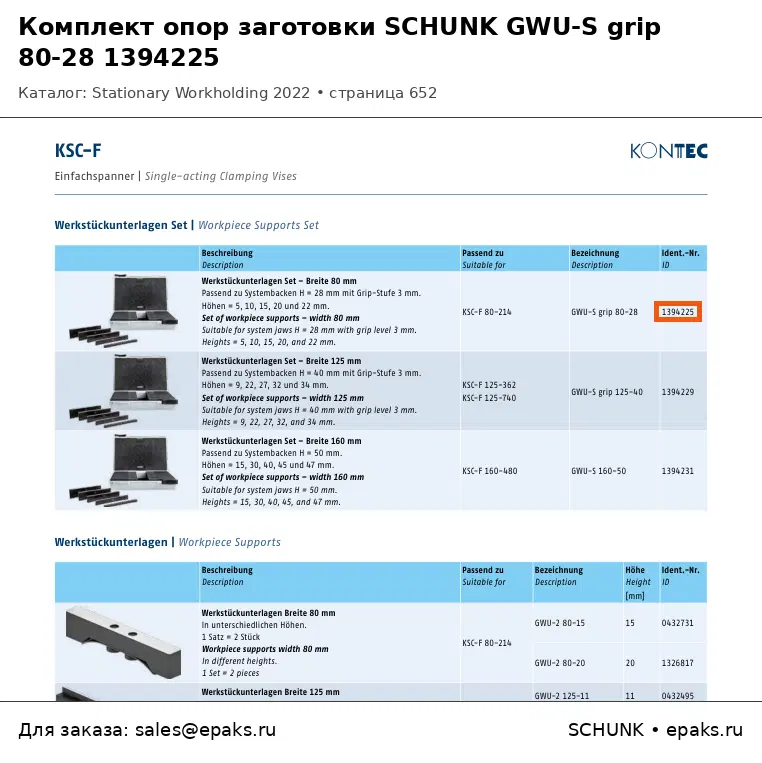 SCHUNK 1394225