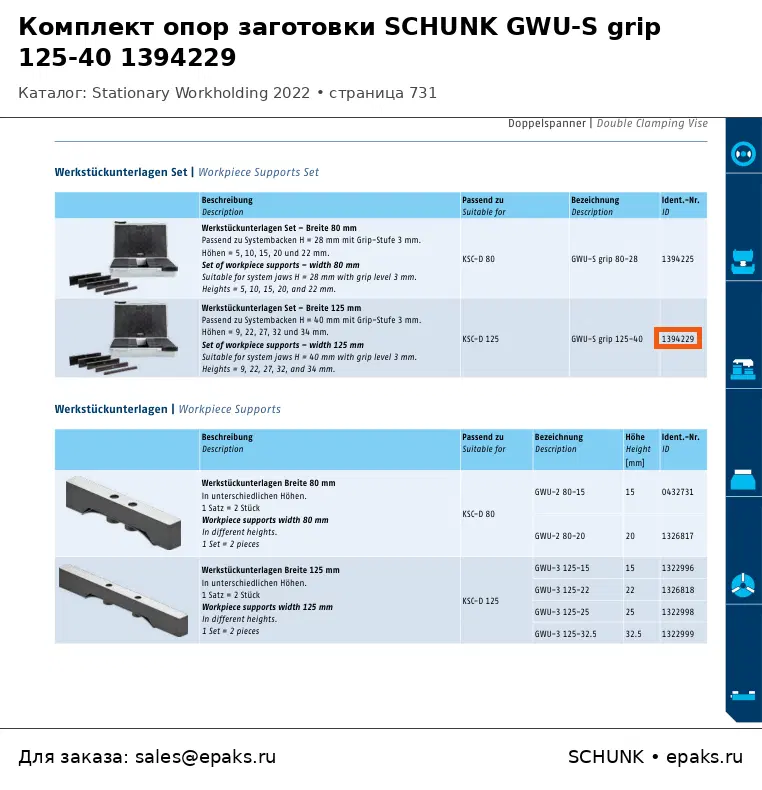 SCHUNK 1394229