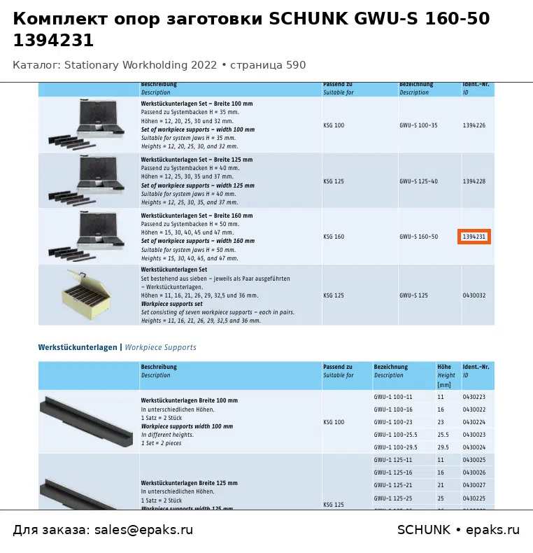 SCHUNK 1394231