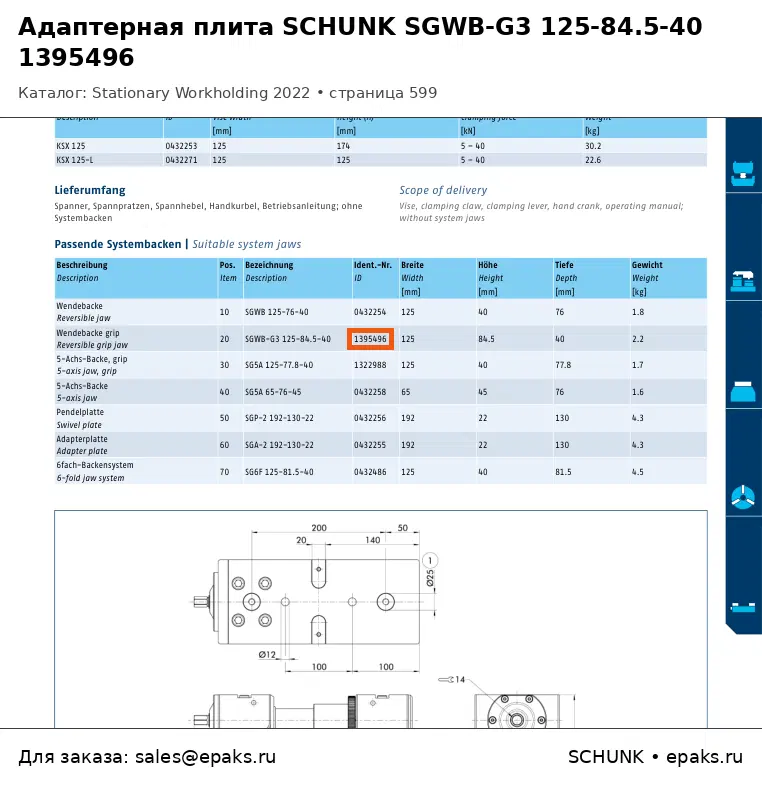SCHUNK 1395496