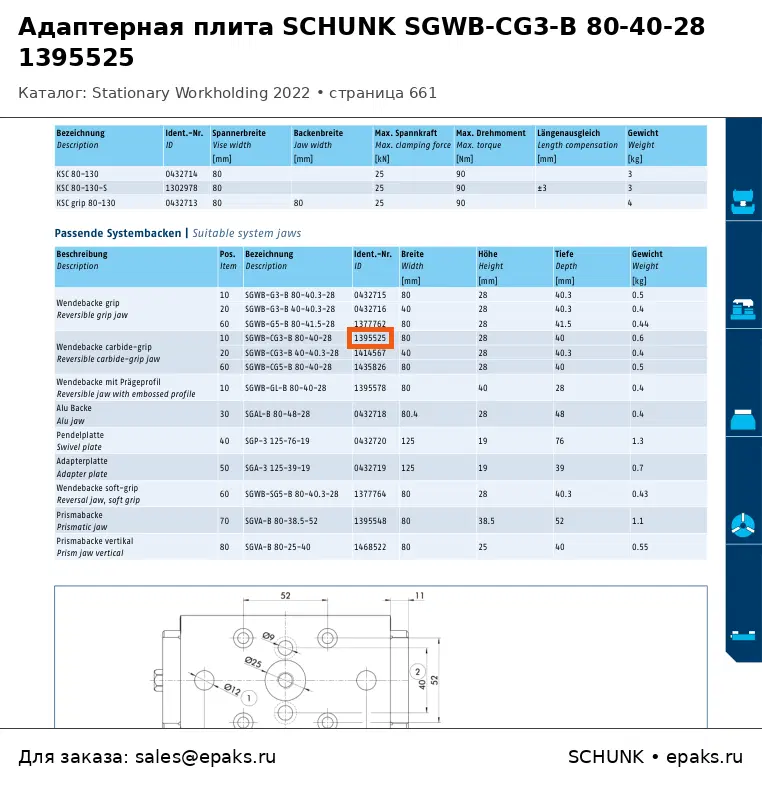 SCHUNK 1395525
