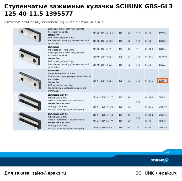 SCHUNK 1395577