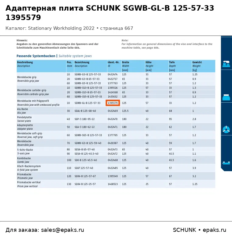 SCHUNK 1395579