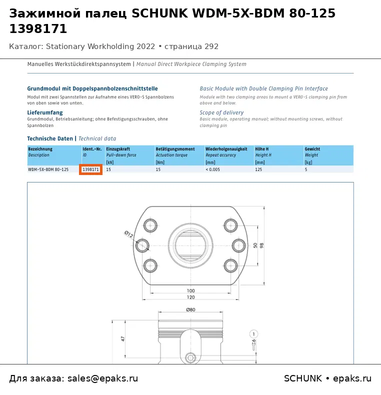 SCHUNK 1398171
