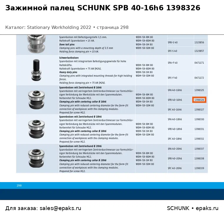 SCHUNK 1398326