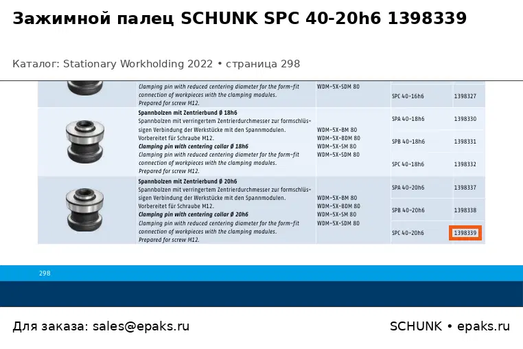 SCHUNK 1398339