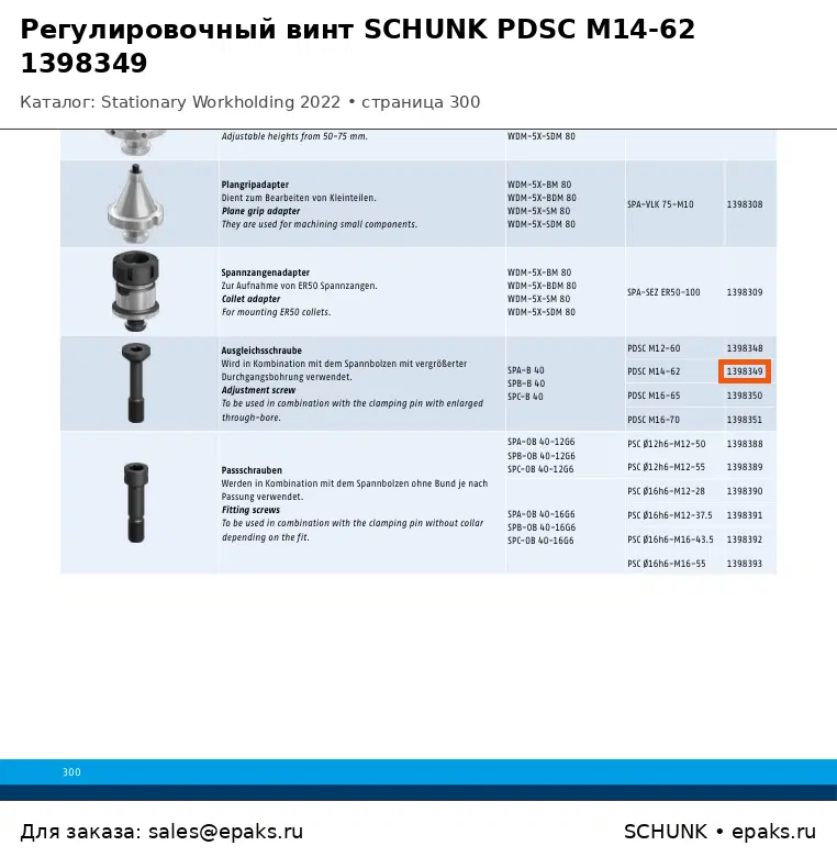SCHUNK 1398349