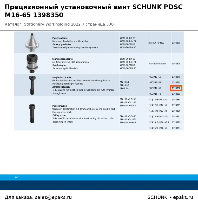 SCHUNK 1398350