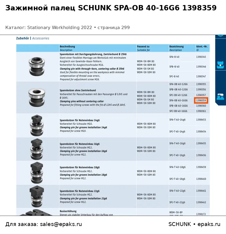 SCHUNK 1398359
