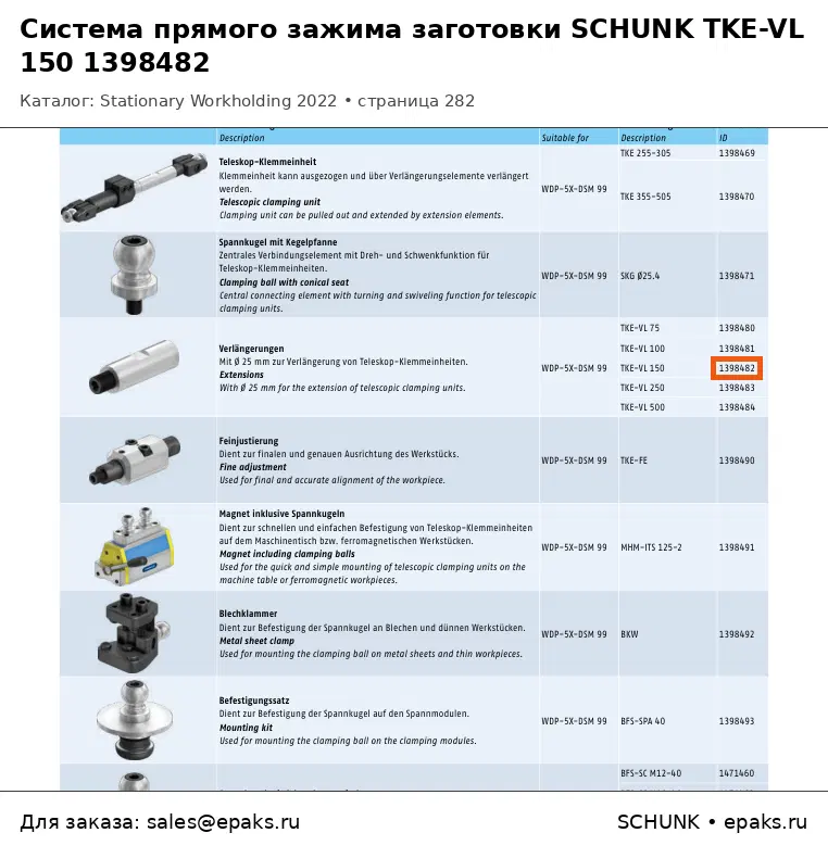 SCHUNK 1398482