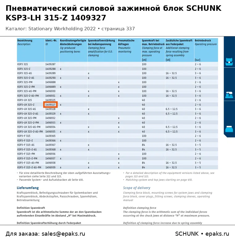 SCHUNK 1409327