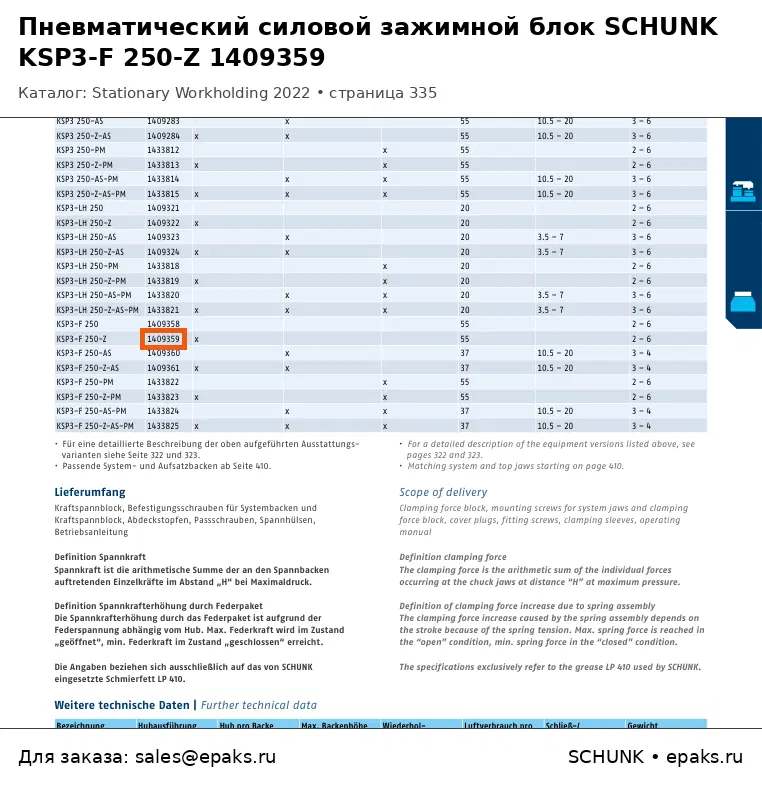 SCHUNK 1409359