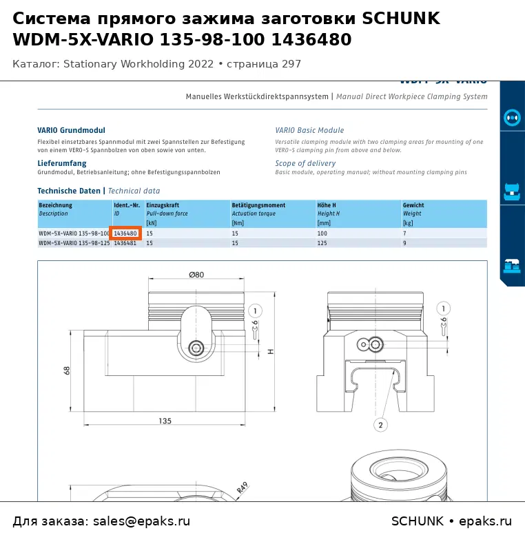SCHUNK 1436480
