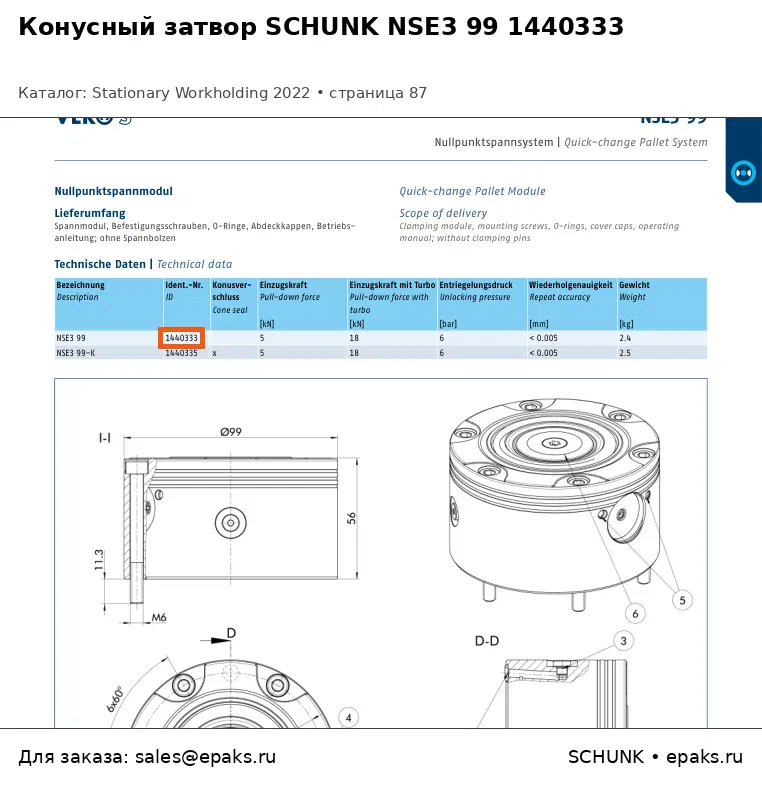 SCHUNK 1440333