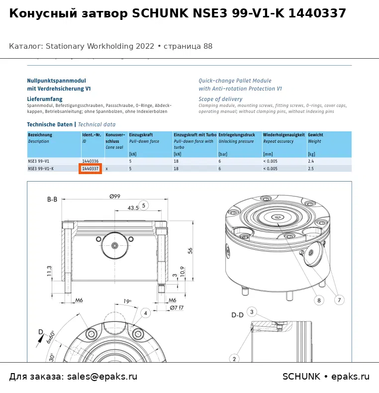SCHUNK 1440337