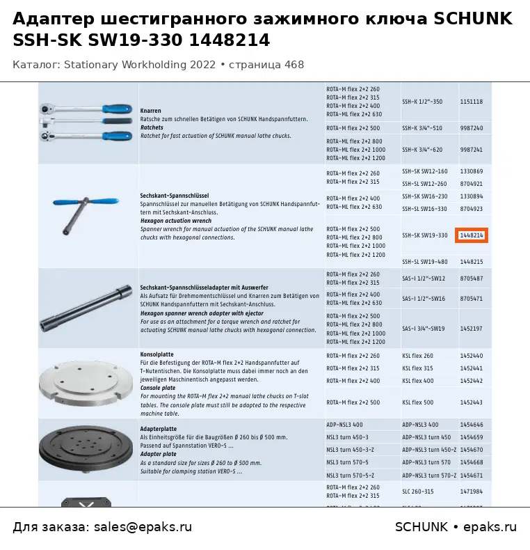 SCHUNK 1448214